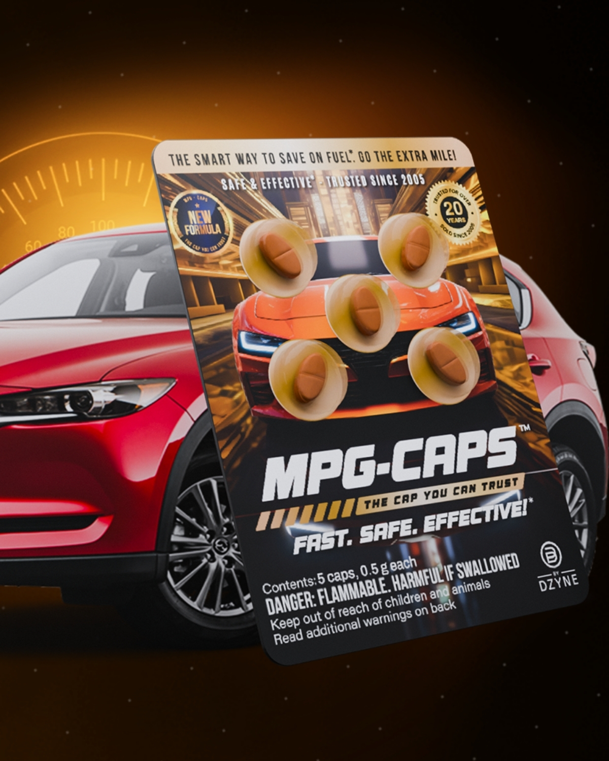 Aplicando la cápsula al tanque